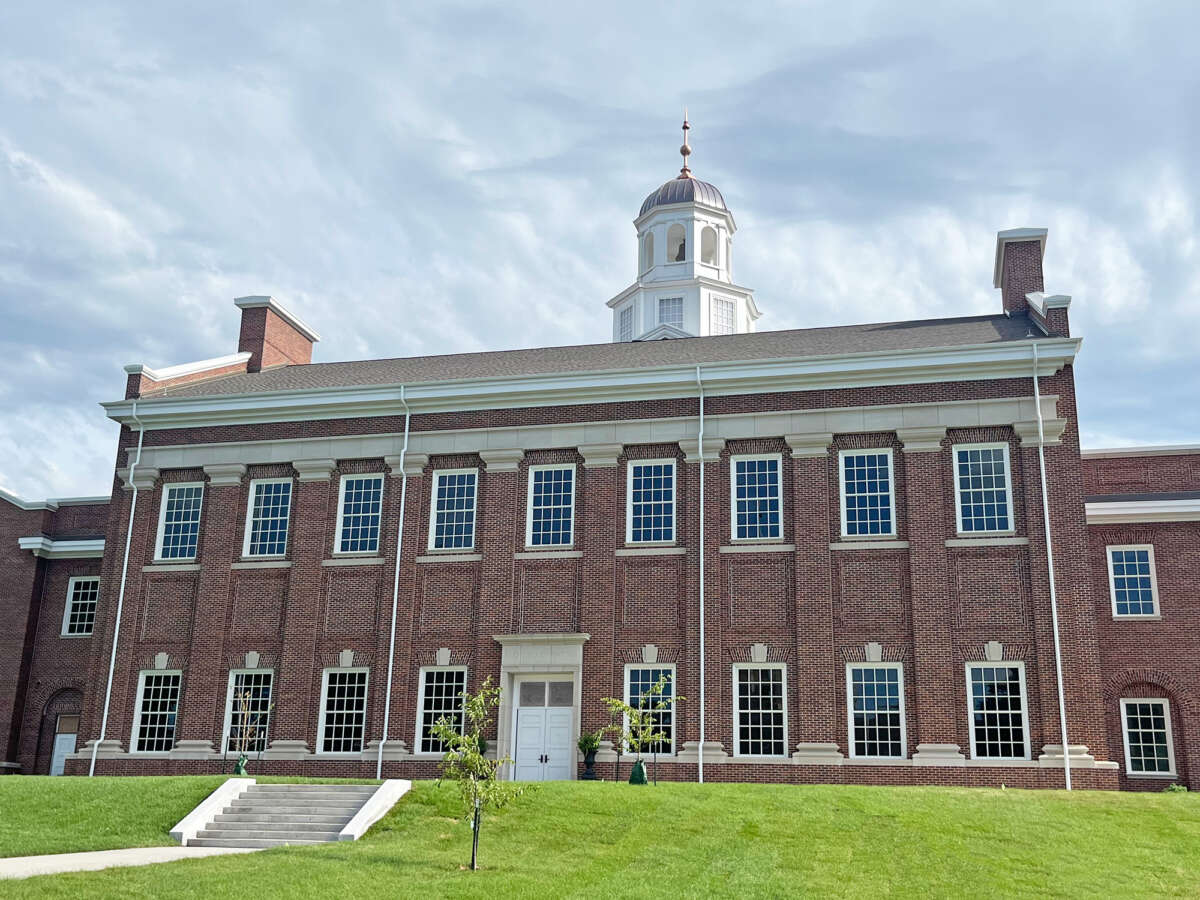 The Moritz Library in D’Aniello Hall